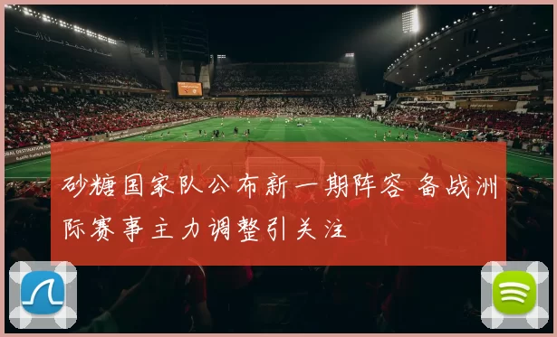 砂糖国家队公布新一期阵容 备战洲际赛事主力调整引关注